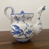 Very beautiful earthenware teapot from Martres-Tolosane with Moustiers decorations
