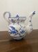 Very beautiful earthenware teapot from de Martres-Tolosane with Moustiers decoration.