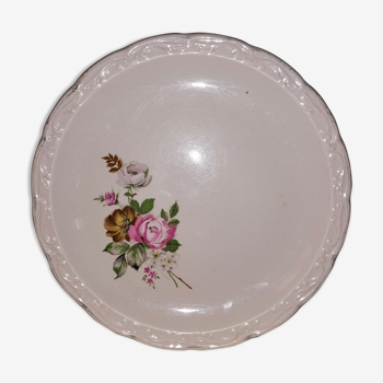 Assiette plate porcelaine Digoin