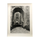Vintage black and white print photograph