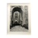 Vintage black and white print photograph