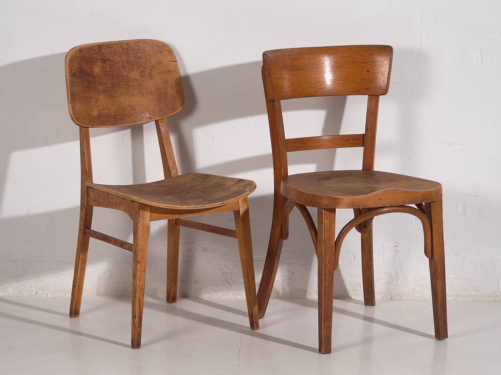 Vintage Thonet Chairs (c.1950). Set of 4 pieces #7
