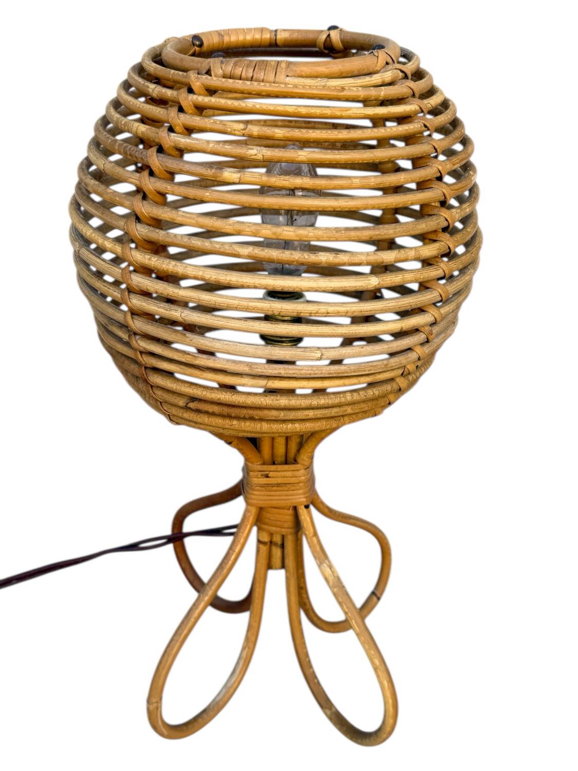 Pair of lamps in Roitn style Louis Sognot 60s