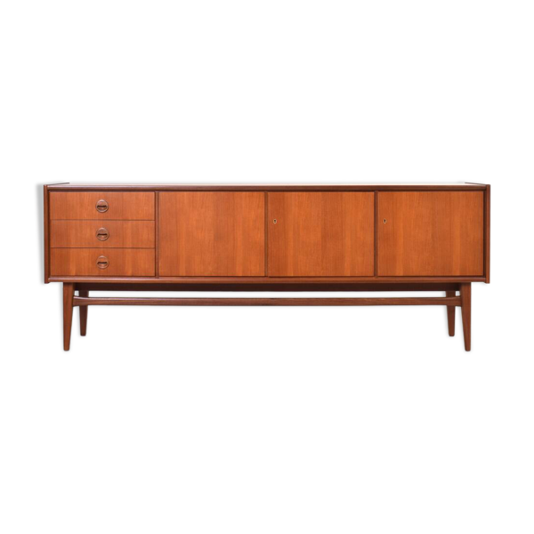Enfilade en teck de milieu de siècle modèle Premium de Bartels, années 1960.