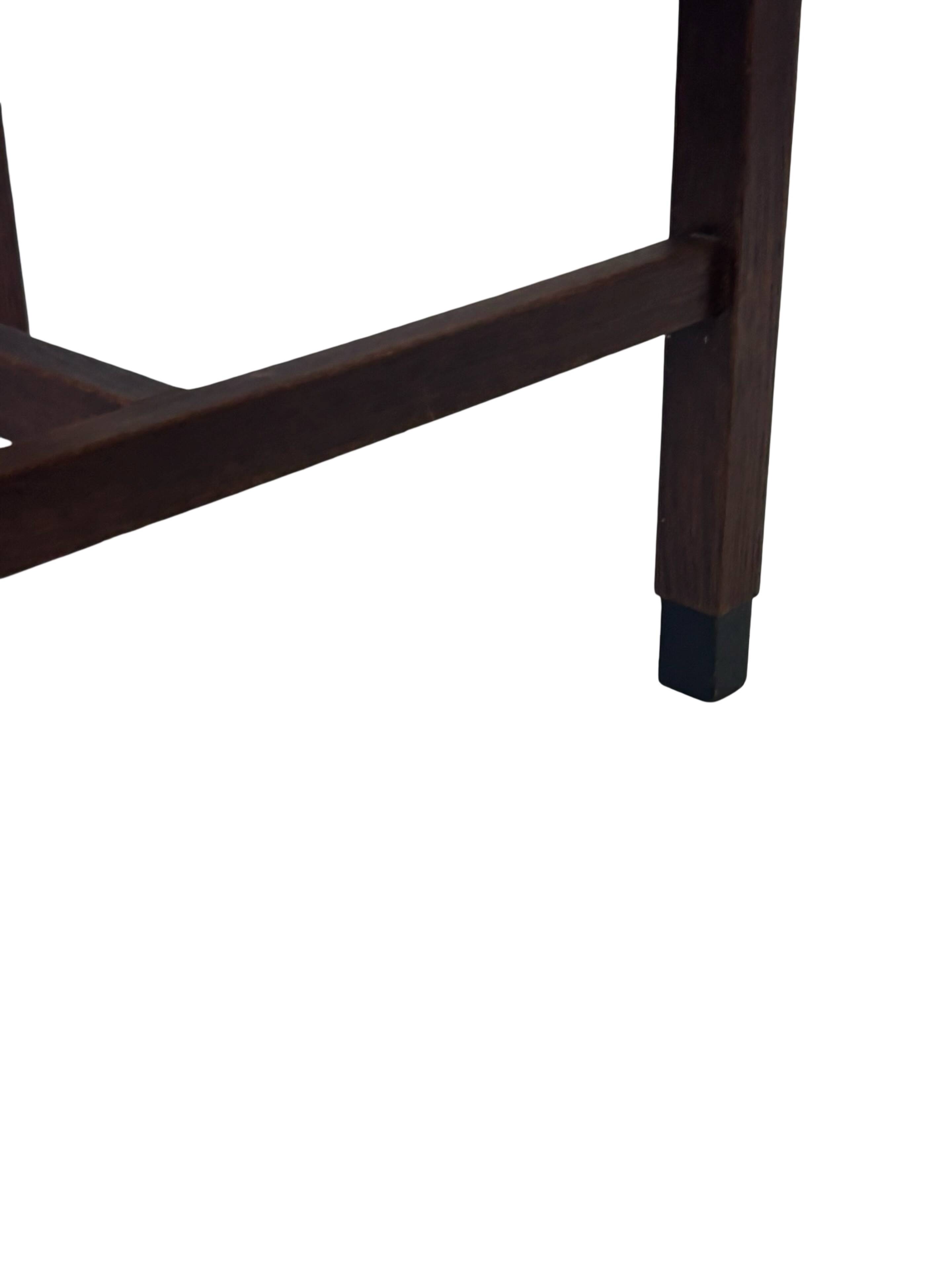 Art Deco Amsterdam School Side Table Minimalist Table Dutch Design