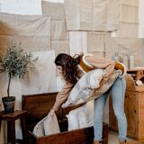 Trunk, dark wood trunk