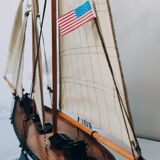 Model of nautical sailboat America 1851