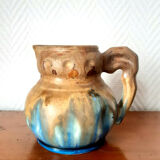 Sandstone pitcher by Méténier circa 1930