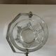 Vintage Italian crystal and silver metal ice bucket