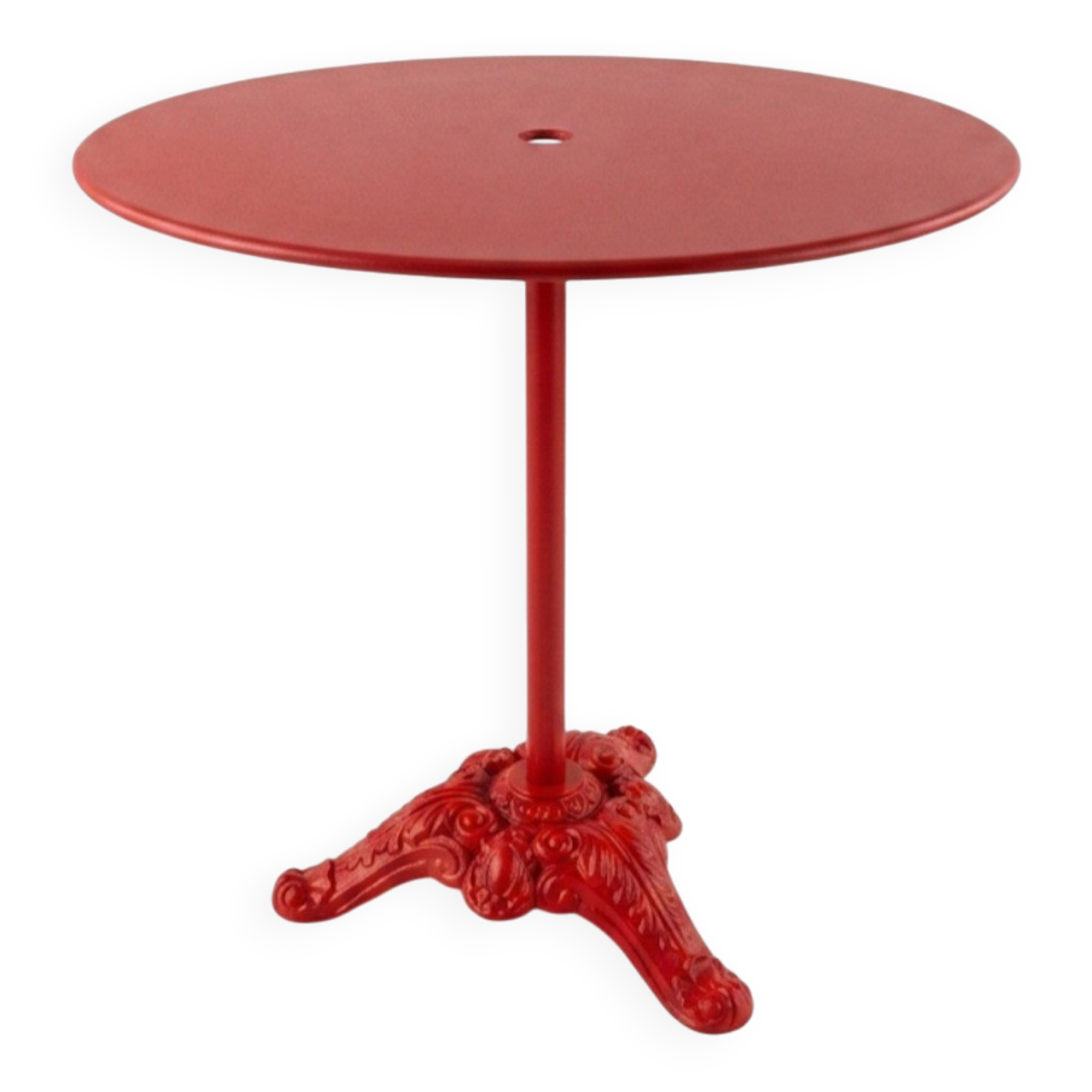 Table guéridon de bistrot en fonte et fer du XXe