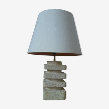 Travertine lamp from the 60s and 70s