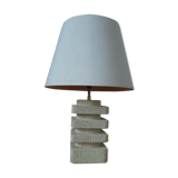 Travertine lamp from the 60s and 70s