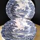 6 deep plates Lunéville Model "English Style"