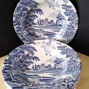 6 assiettes creuses Lunéville Modèle "English Style"