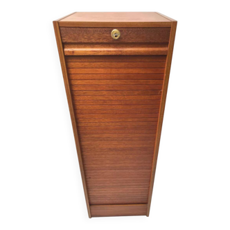 Wooden filing cabinet from the 60s and 70s