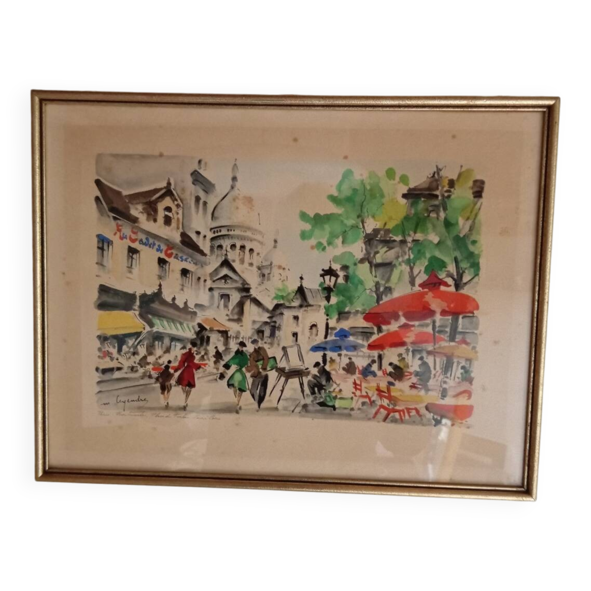 Watercolor by Maurice Legendre
