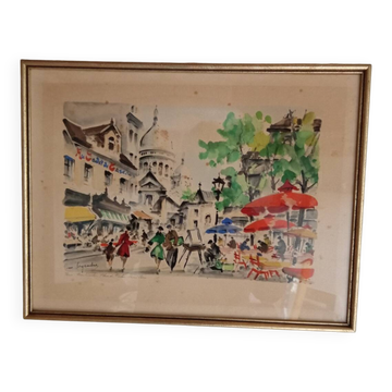 Watercolor by Maurice Legendre