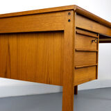 Teak Desk with movable table top by Løvig, 1960s
