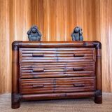 Bamboo chest of drawers
