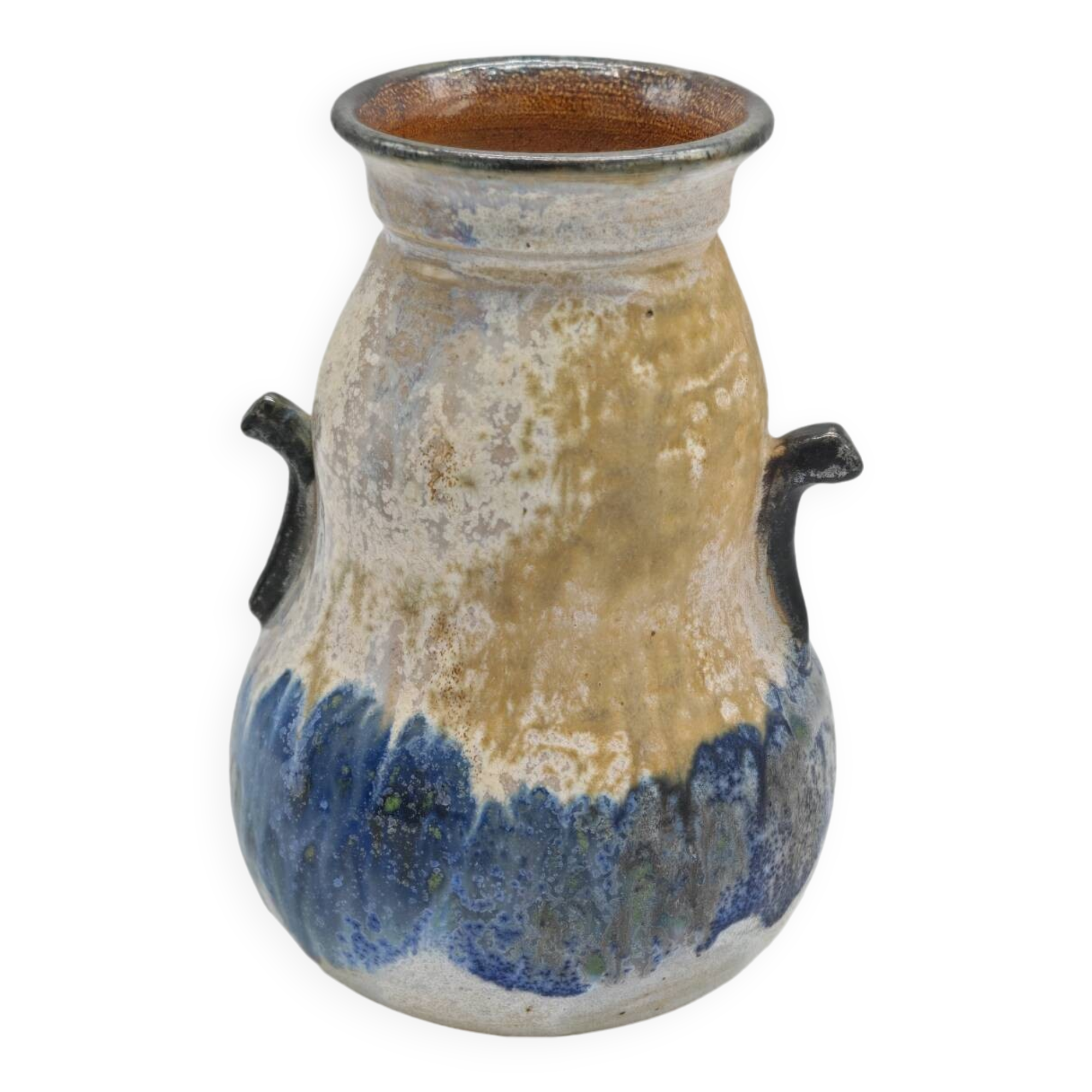 Vase en grès émaillé de Bouffioulx par Maurice Pitot, années 30