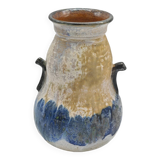 Large enamelled stoneware vase from Bouffioulx by Maurice Pitot, 1930s