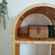Vintage rattan shelf