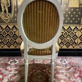 Set of 4 Louis XVI style medallion chairs