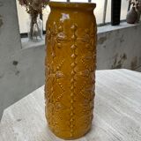 Vase jaune ocre Scheurich Germany