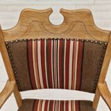 1960s, Danish design, armchair, oak wood, furniture wool.
