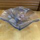 Bol vide poche mikasa crystal moulded decor flowers coloured vintage