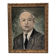 Portrait of a man in a suit, oil painting on canvas