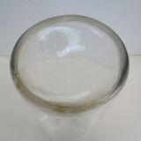 Old blown glass jar, Engraved "2"