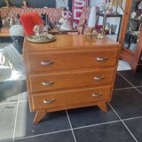 Commode vintage pied compas