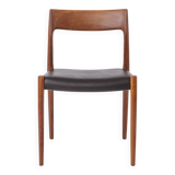 Chaise danoise en teck modèle 77 par Niels Otto Møller, 1956