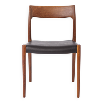 Niels Otto Møller Model 77 Chair, Danish Mid Century Teak Dining Chair 1956