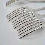 Fourchettes de Table en Métal Argenté Alfénide Lot de 7