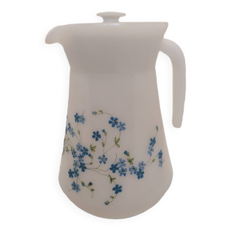 Arcopal vintage Myosotis pitcher