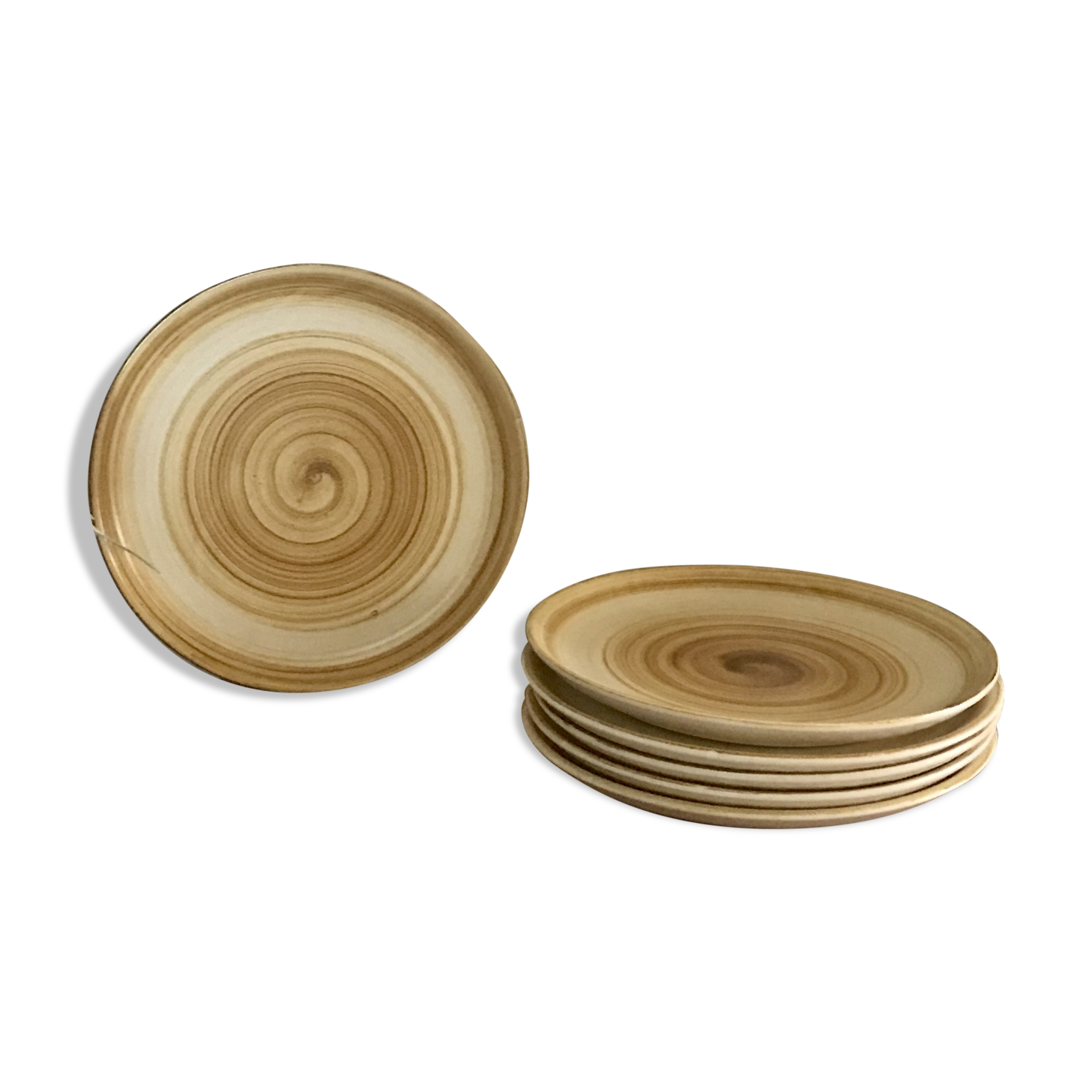 Vintage Longchamp sandstone plates