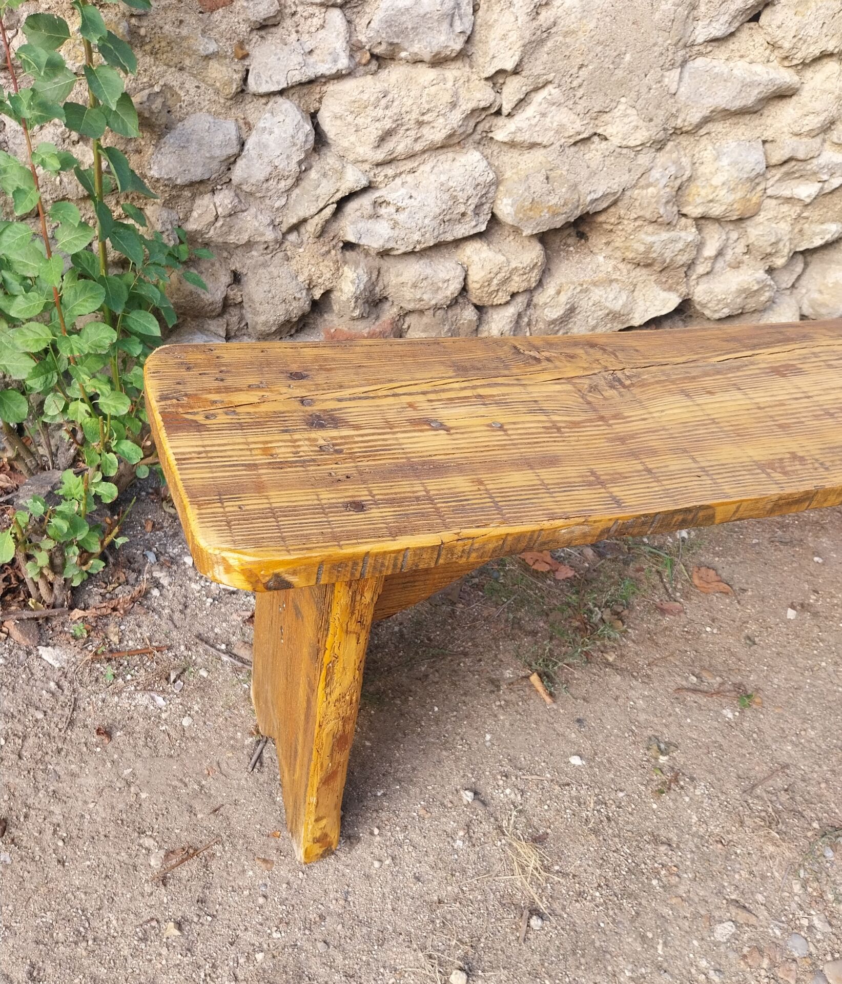 Banc ancien en bois