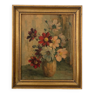 Reproduction? Georges Danset Painting Oil On Canvas Still Life