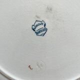 Round ironstone dish Rhodes, Longwy