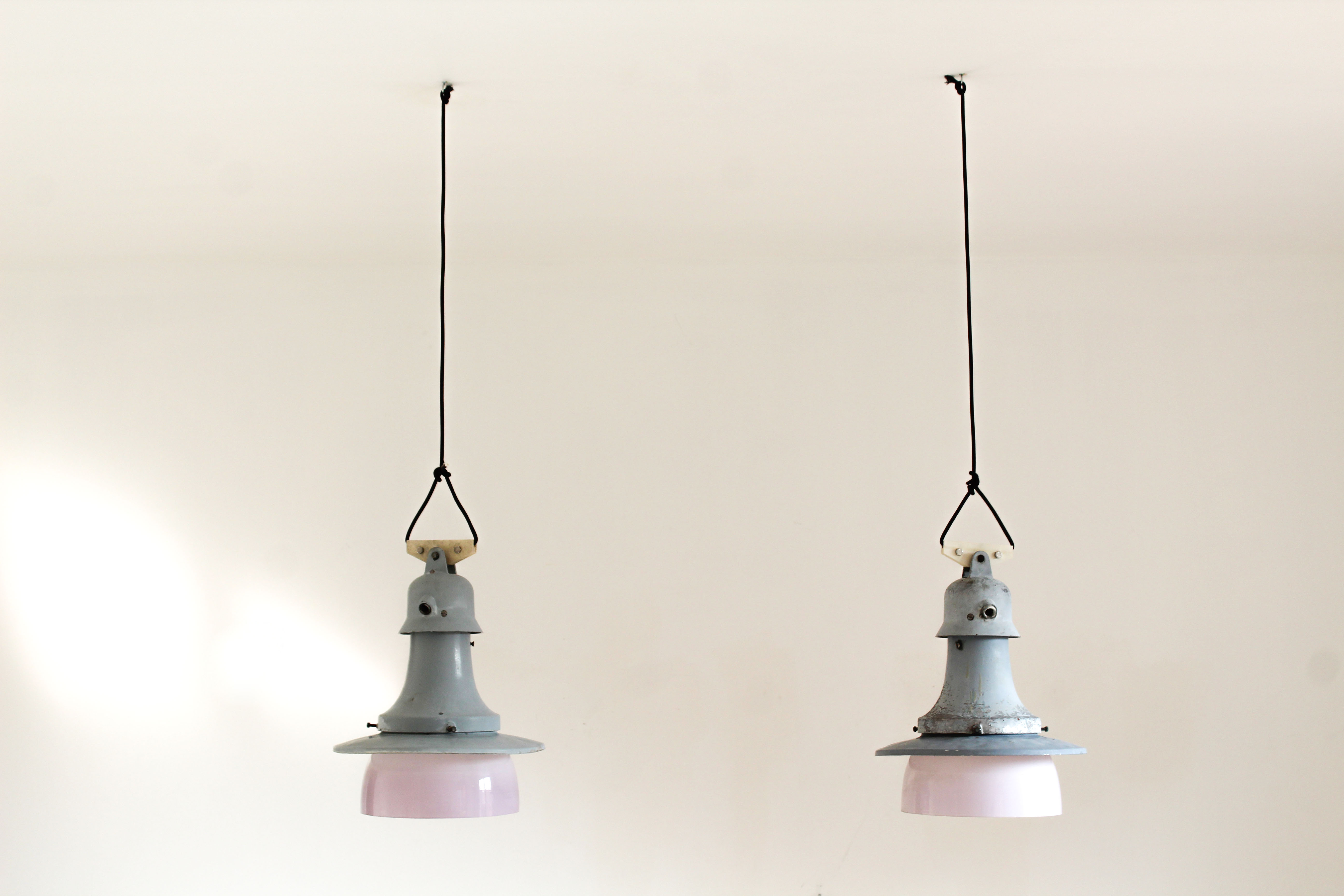 Pair of street lamps, Italy 1970s