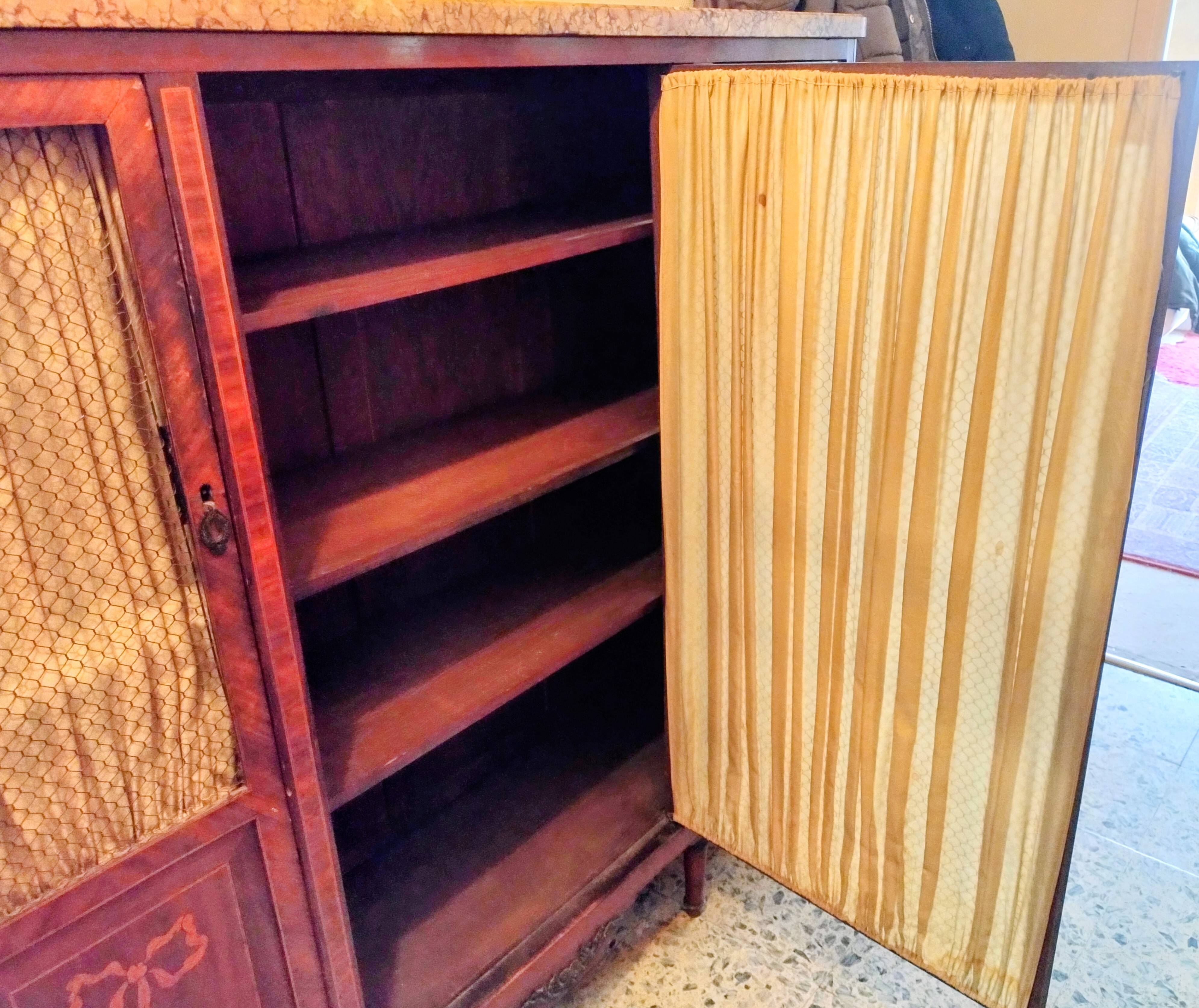 Antique wardrobe in Louis XVI style