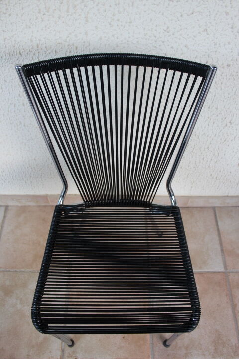 4 scoubidou chairs 60s