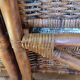 Pair of restored vintage rattan bedside tables – 3 drawers