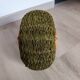 Vintage rattan & bamboo basket, 29 cm