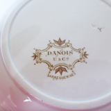 Set of 4 vintage Sarreguemines Danish porcelain soup plates