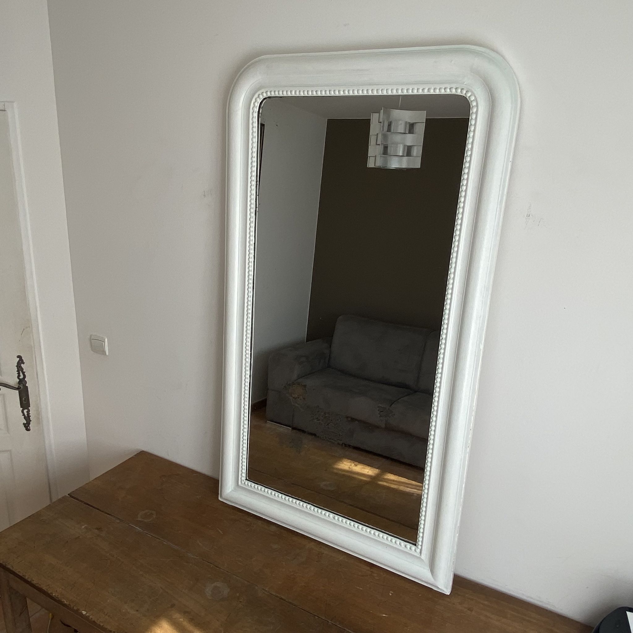 Miroir Louis Philippe fin 19ème 145x80 cm