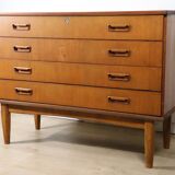 Scandinavian teak chest of drawers, 1960