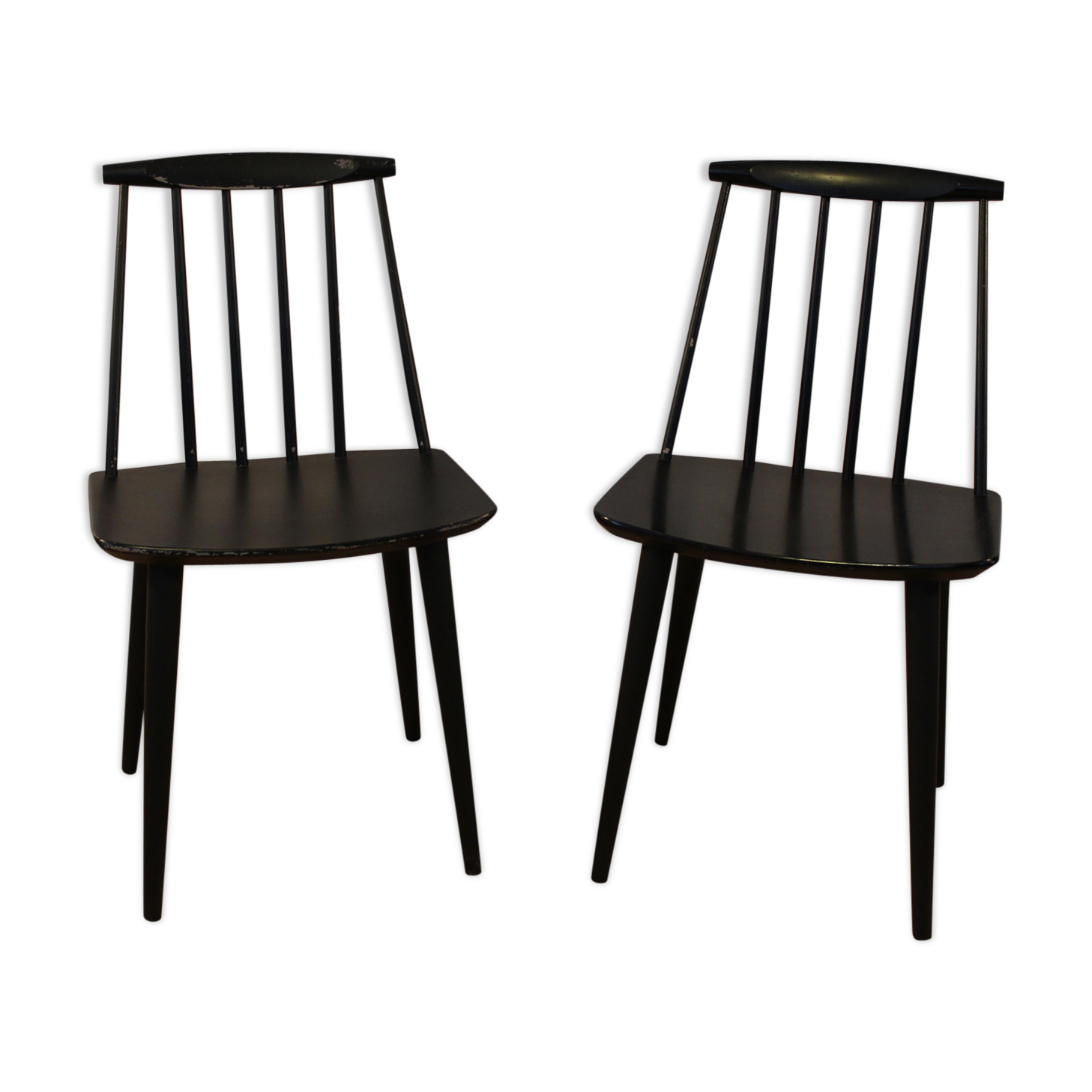 Vintage Scandinavian d77 of Folke Palsson chairs